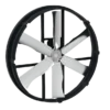 Industrial Axial Circulation Fan, Wall, 380V-480V, Electric - view 2