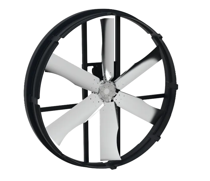Industrial Axial Circulation Fan, Wall, 380V-480V, Electric - view 2