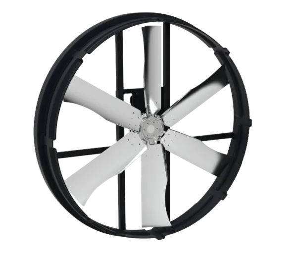 Industrial Axial Circulation Fan, Wall, 380V-480V, Electric - view 3