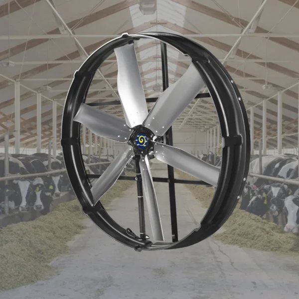 Industrial Axial Circulation Fan, Wall, 380V-480V, Electric - view 6