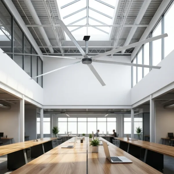 Industrial Axial Cooling Fan, 20ft, Aluminum - view 3