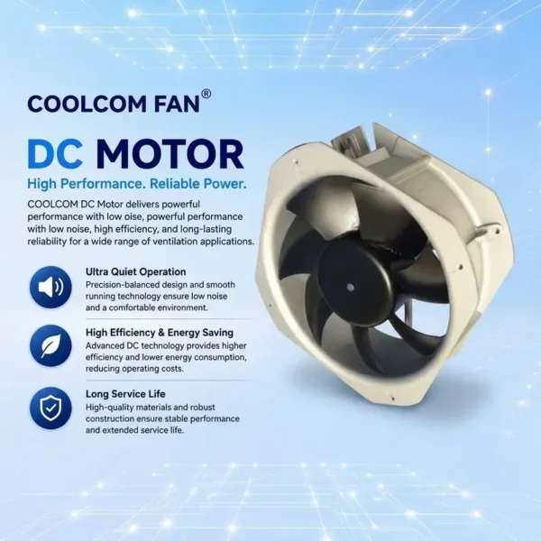 Industrial Axial Cooling Fan, 250mm, Stainless, Steel, 12v
