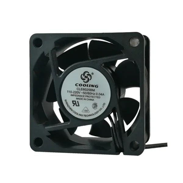Industrial Axial Cooling Fan, 6025, 60mm, 60x60x25mm - view 4