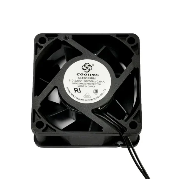 Industrial Axial Cooling Fan, 6025, 60mm, 60x60x25mm - view 5
