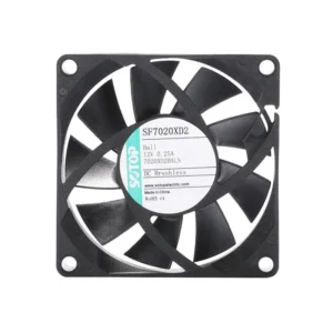 Industrial Axial Cooling Fan, Brushless, 12-48V, SF7020