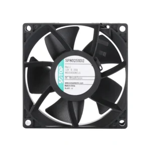 Industrial Axial Cooling Fan, DC8025, Plastic, 12V