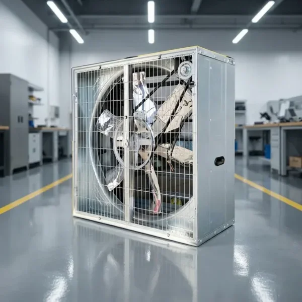 Industrial Axial Exhaust Fan, 1100W, 1430RPM, IP55, 1.2mm