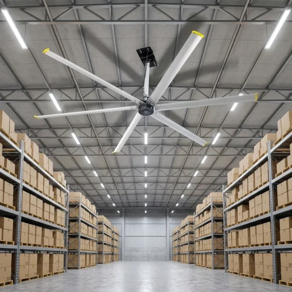 Industrial Axial Exhaust Fan, 18ft, 38dB, Roof - view 5