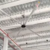 Industrial Axial Exhaust Fan, 18ft, Aluminum, 38dB, Roof