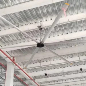 Industrial Axial Exhaust Fan, 18ft, Aluminum, 38dB, Roof