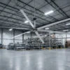 Industrial Axial Exhaust Fan, 18ft, Aluminum, 38dB, Roof - view 5