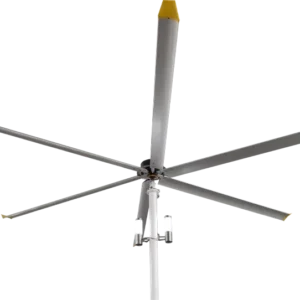 Industrial Axial Extractor, 20ft, Aluminum, 380V, Roof