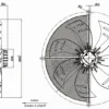 Industrial Axial Fan, 800, 380v, 400v - view 6