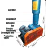 Industrial Biogas Gas Blower, 220V, Electric Blower - view 4