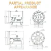 Industrial Blower, 11kw, Axial - view 2