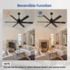 Industrial Ceiling Fan, Aluminum, BLDC - view 3