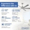 Industrial Ceiling Fan, Aluminum, BLDC - view 6