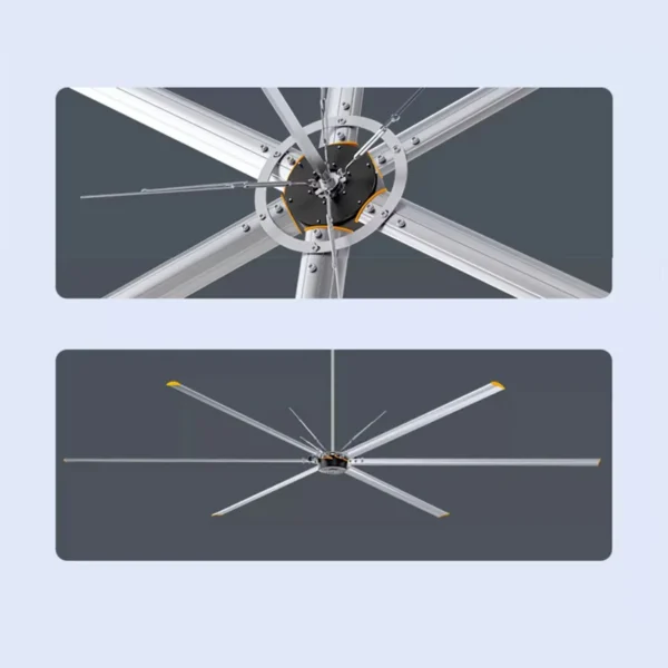 Industrial Ceiling Fan, FULUDE, 4200mm, HVLS, PMSM - view 3
