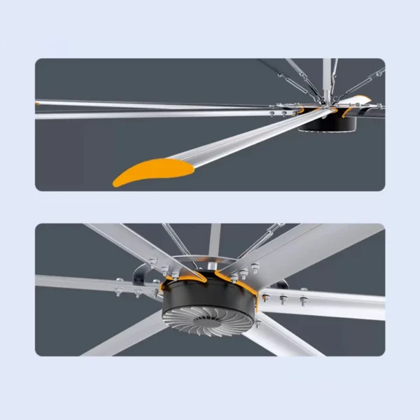 Industrial Ceiling Fan, FULUDE, 4200mm, HVLS, PMSM - view 5