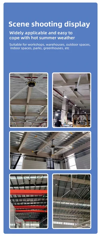 Industrial Ceiling Fan, FULUDE, 4200mm, HVLS, PMSM - view 6