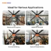 Industrial Ceiling Fanpowerful, 4.3m, HVLS - view 3