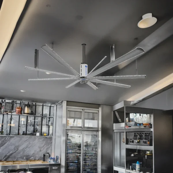 Industrial Ceiling Ventilation Fan, 16ft, 4.9m - view 3
