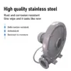 Industrial Centrifugal Air Blower, 220 V, Stainless Steel - view 3