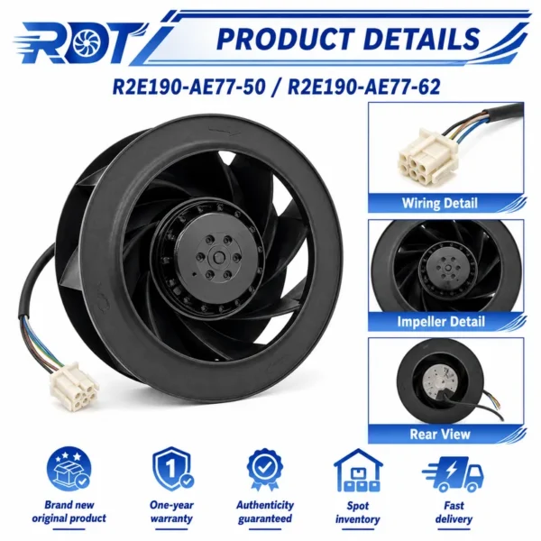 Industrial Centrifugal Cooling Blower, 230 V, Corded Electric - view 5