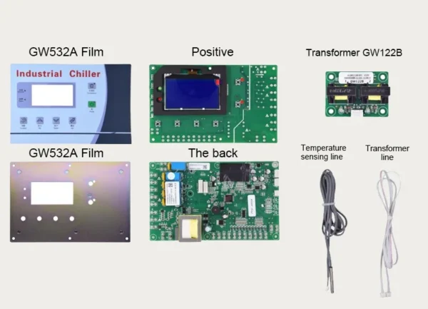 Industrial Chiller Controller Board with Computer Display, English - view 6
