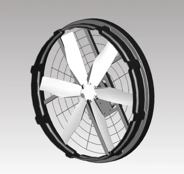 Industrial Circulation Axial Fan, Brushless, Aluminum, IP55 - view 2