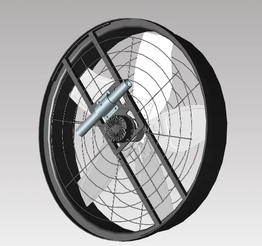 Industrial Circulation Axial Fan, Brushless, Aluminum, IP55 - view 3