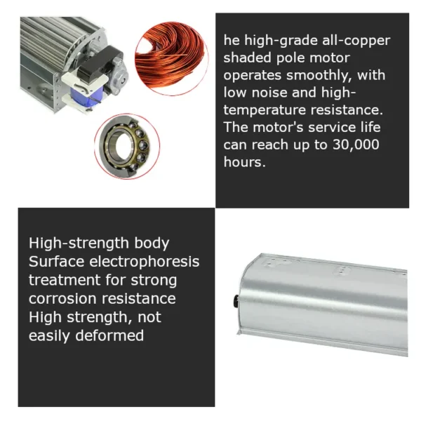 Industrial Cross Flow Blower, COOLCOM, 48mm, Brushless - view 5