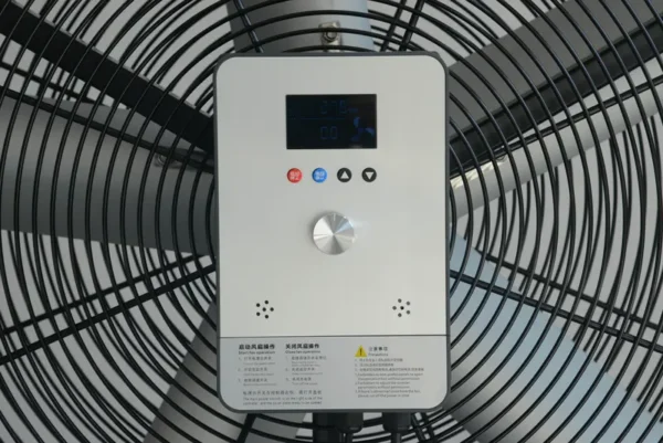 Industrial Drum Fan, 220V, Stainless Steel - view 4