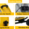 Industrial Drum Fan, 3-Speed, 24"(60cm - view 4