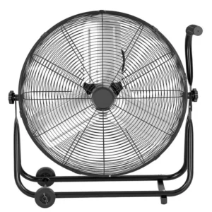 Industrial Drum Fan, 7500, CFM, Aluminum, 360