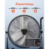 Industrial Drum Fan, 7500, CFM, Aluminum, 360 - view 4