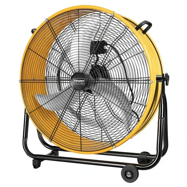Industrial Drum Fan, Electric, Metal