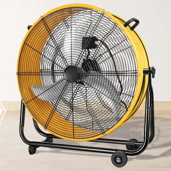 Industrial Drum Fan, Electric, Metal - view 3