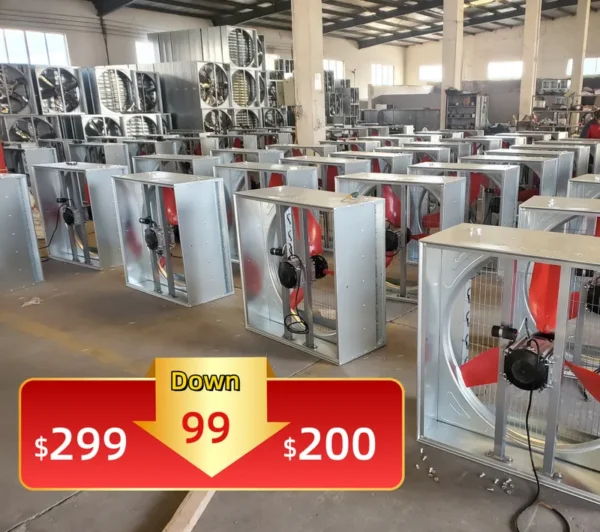 Industrial Electric Exhaust Fan, 120 V, 5700-56000m3 - view 3