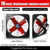Industrial Electric Exhaust Fan, 38W-150W, 110V-220V, Cast - view 2