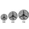 Industrial Electric Wall-mounted Fan, 220V, Plastic - view 4