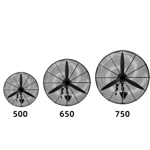 Industrial Electric Wall-mounted Fan, 220V, Plastic - view 4