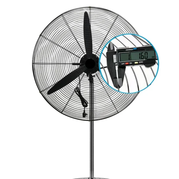 Industrial Electric Wall-mounted Fan, 220V, Plastic - view 5