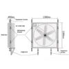 Industrial Exhaust Fan, 900mm, 110V, 220V, 380V - view 5
