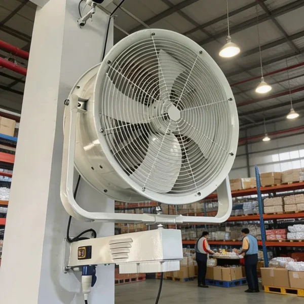 Industrial Exhaust Fan, Axial, Stainless, Steel, 110-240V - view 5