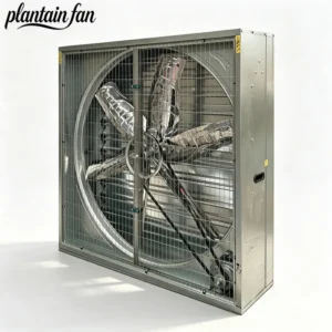 Industrial Exhaust Fan, Stainless, Steel, Wall