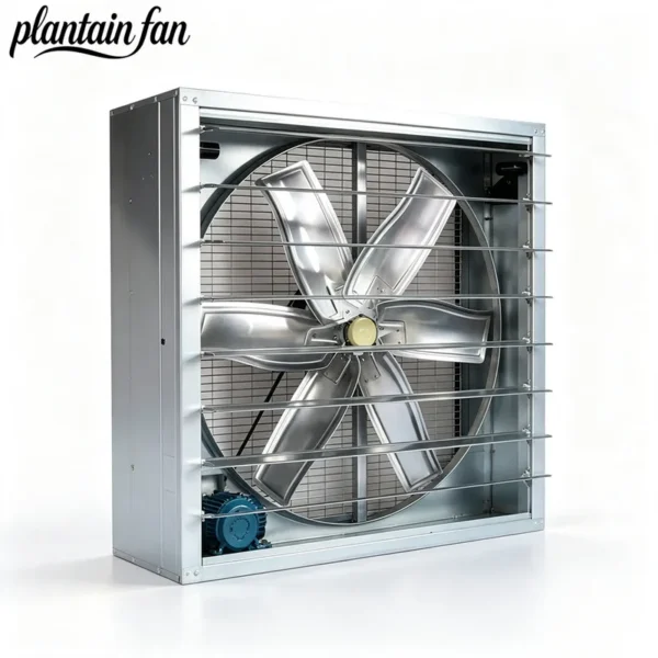Industrial Exhaust Fan, Wall, 220 V, Electric