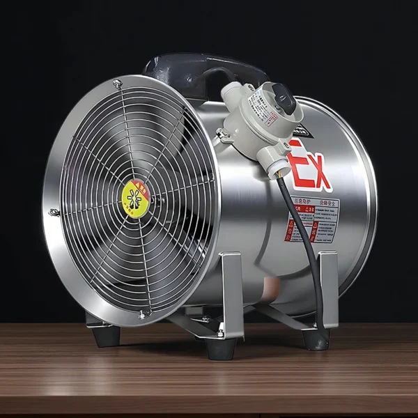 Industrial Exhaust Moveable Ventilator, Portable, Axial - view 2