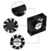 Industrial Exhaust Ventilator, 8015, 12V, 80mm, BLDC - view 4