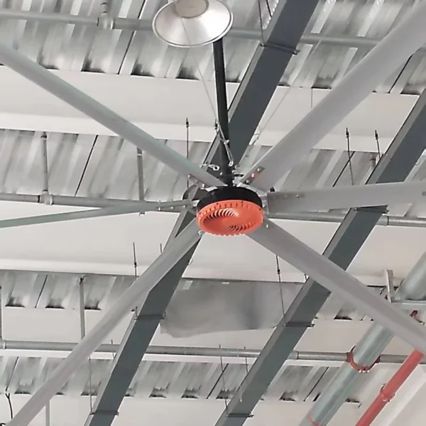 Industrial Fan, 16ft, Aluminum, Roof, 220V - view 2